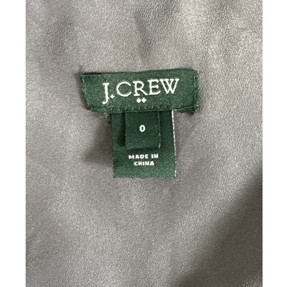 J. Crew Women's Sleeveless Button Down Blouse Gray Size 0 - Picture 3 of 7